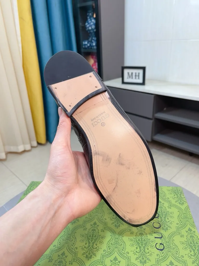 Men's shoes 💰500🌹🌹【GUCCI】The most popular classic Gucci leather shoes. Synchronized with the official website, the upper is made of Italian first-layer cowhide ➕cowhide lining, with unique brand and unique craftsmanship. Highlighting the hot style of the new year. Stop hesitating, stop wandering, get it now. Number: 38--44